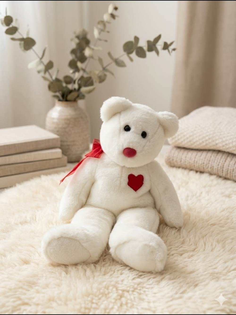 Ty Beanie Buddies "Valentino" the Bear (1999)